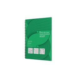 Collins 2027 Colplan 62 A4 Week To A View Green Diary