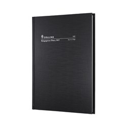 Collins 2027 Kingsgrove 141 A4 Day To Page Black Diary