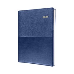 Collins 2027 Vanessa 145 A4 Day To A Page Blue Diary