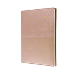 Collins 2027 Vanessa 385 A5 Week To View Rose Gold Diary