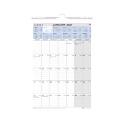 Debden 2026 A4 Month To View Wiro Wall Calendar