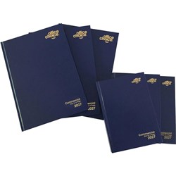 Office Choice 2027 A5 Commercial Blue Day To Page 30min Appointment Diary