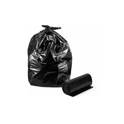 72L LDPE Heavy Duty 50um Black Bin Liner