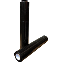 Black Hand Stretch Pallet Wrap 500mm x 300m x 25um