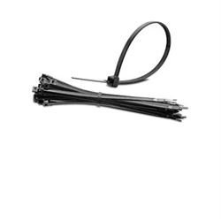 300mm x 5mm Cable Tie Black 500/Pack