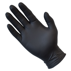Nitro Black Nitrile Powder Free Gloves - Small